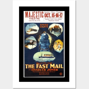 Movie poster for the movie The Fast Mail Posters and Art